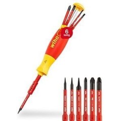 Wiha LiftUp Electric 2831 Screwdriver Handle with Bits - Precision, Comfort & Efficiency for Professionals